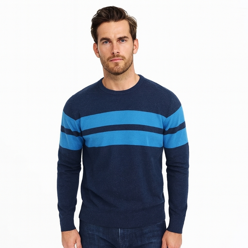 Men's Luxury Silk Cashmere Blend Sweater